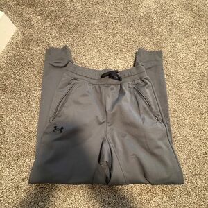 Under Armour Boys Gray Jogger Sweatpants